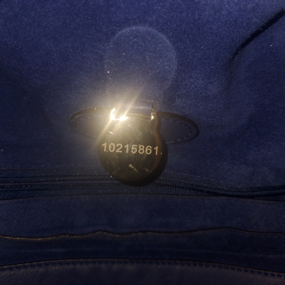 Mulberry Lily Medium in Indigo Lamb Nappa with Shiny Silver Hardware - Picture 11 of 13